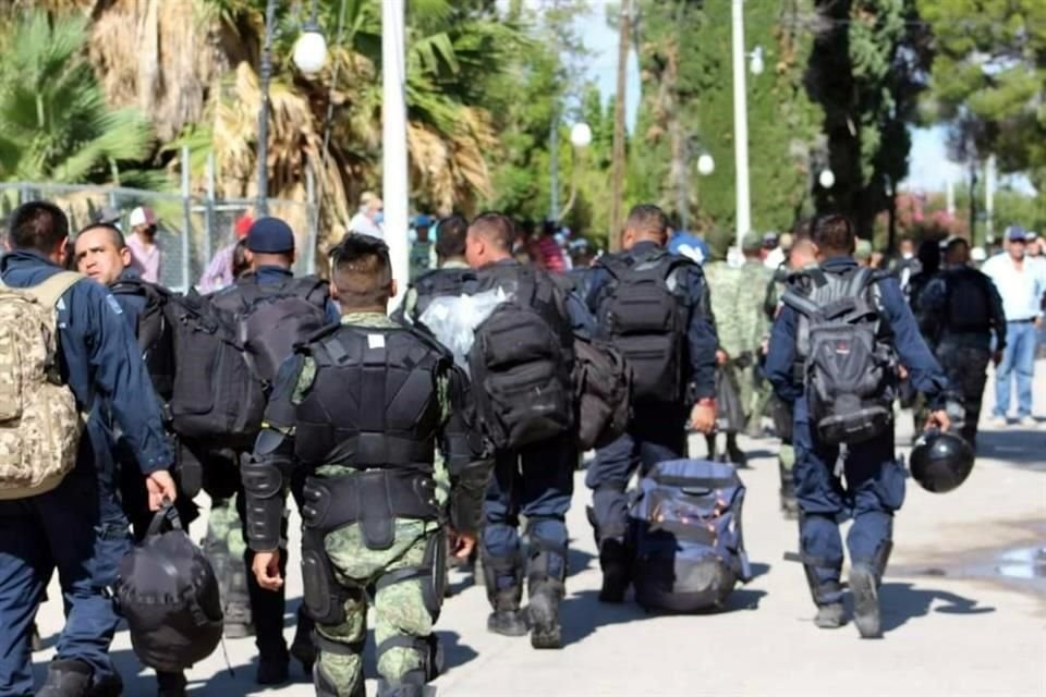 Los elementos trataron de disuadir a los productores, sin lograrlo.