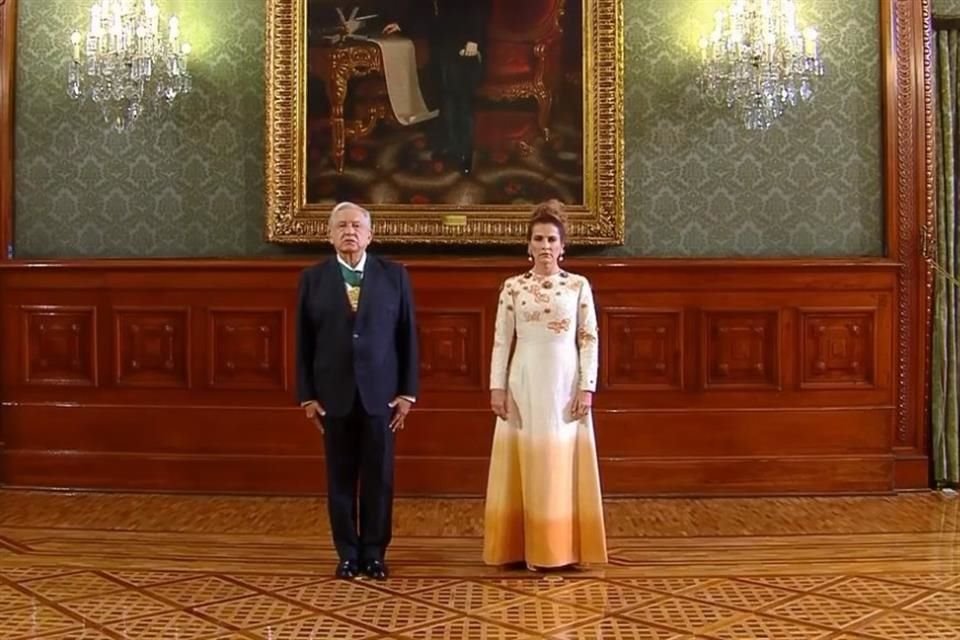 Andrés Manuel López Obrador y Beatriz Gutiérrez Müller.