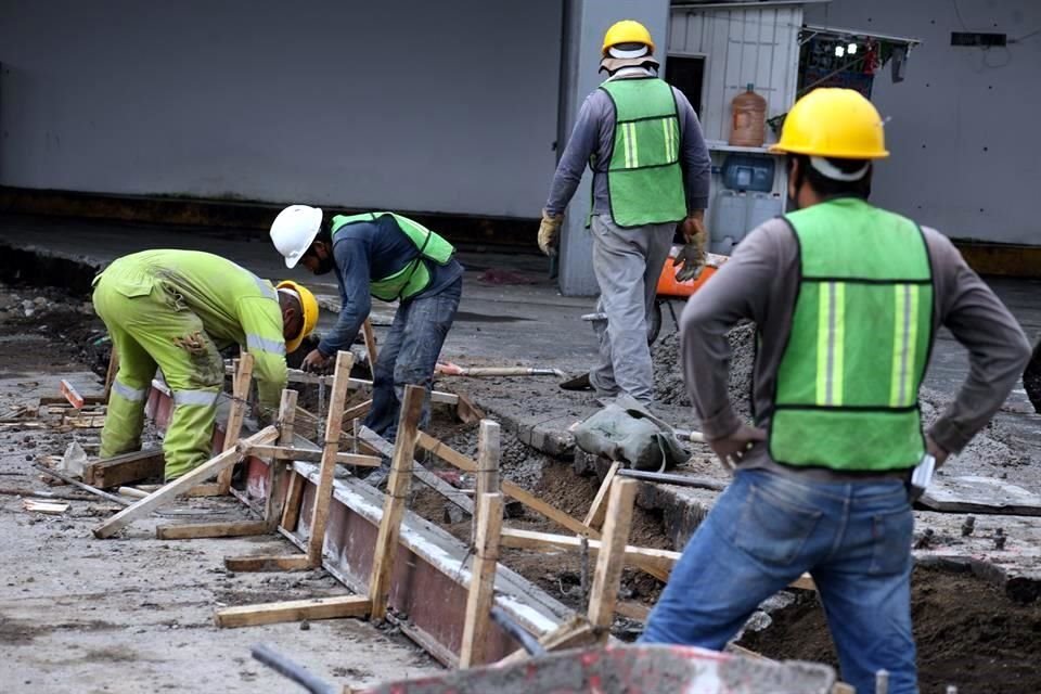 En enero, la construcción aumentó 1.45%, de acuerdo con el IMAI.