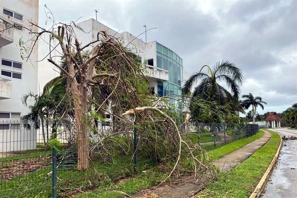 El Gobierno estatal declaró saldo blanco tras el paso del meteoro.