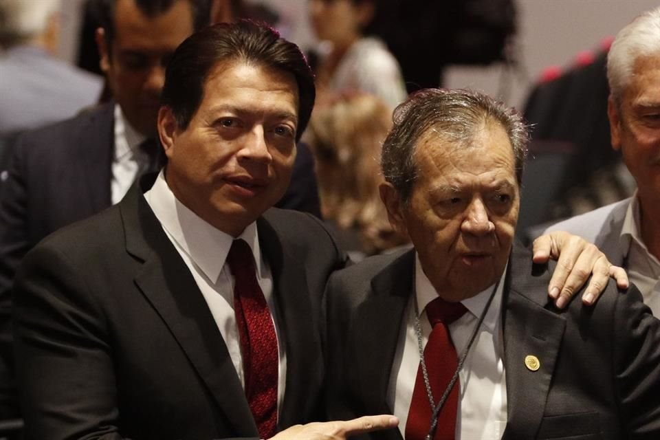 Porfirio Muñoz Ledo y Mario Delgado.