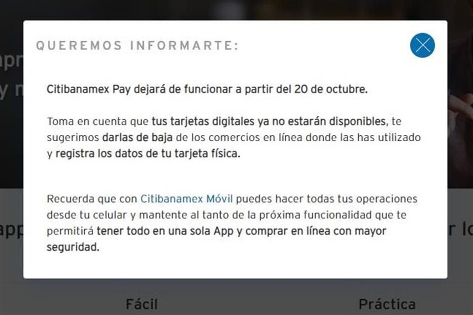 Mientras que Citibanamex Pay dejará de funcionar, Apple Pay, el sistema de pagos con los iPhone, llegará próximamente a México.