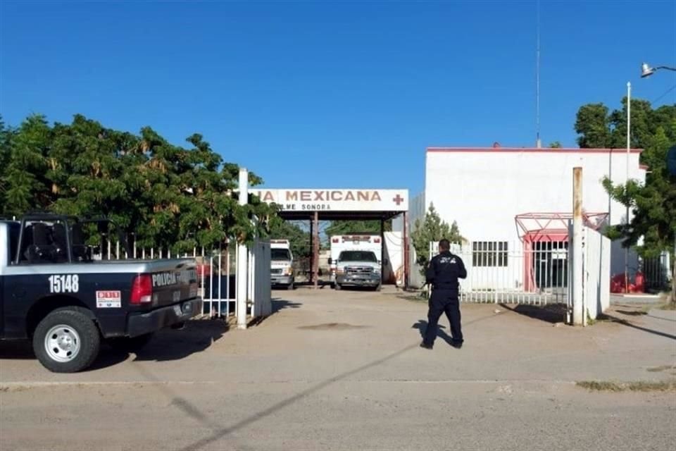 La SSP desplegó operativos en delegaciones de la Cruz Roja de Sonora tras el ataque.
