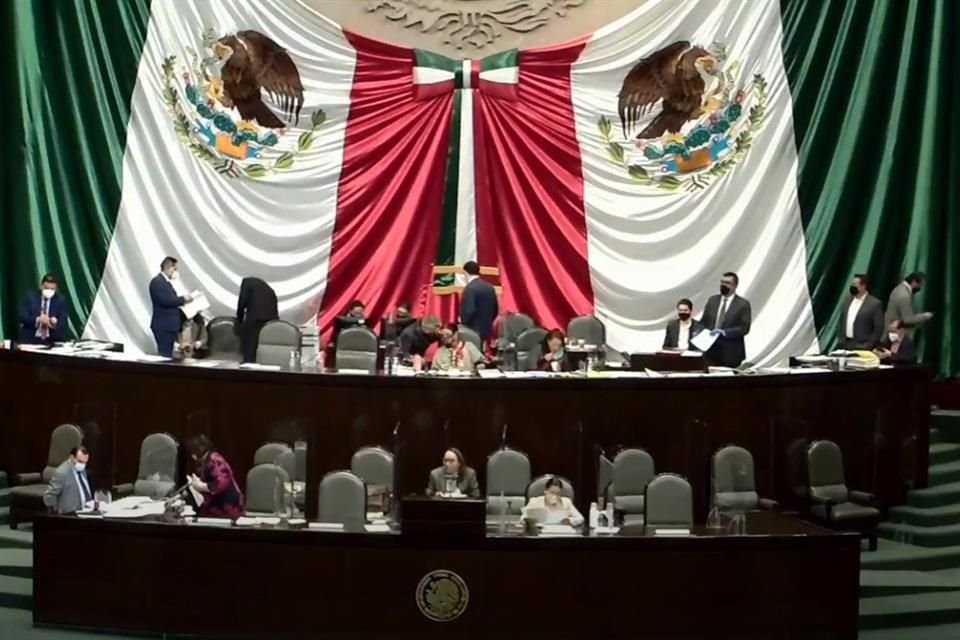 Sesión del Pleno en la Cámara de Diputados.