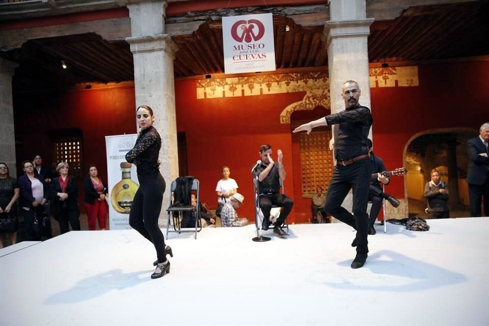 En la inauguración del quinto Festival Da Vinci, en el Museo José Luis Cuevas, se presentó Danza Española Arcai.
