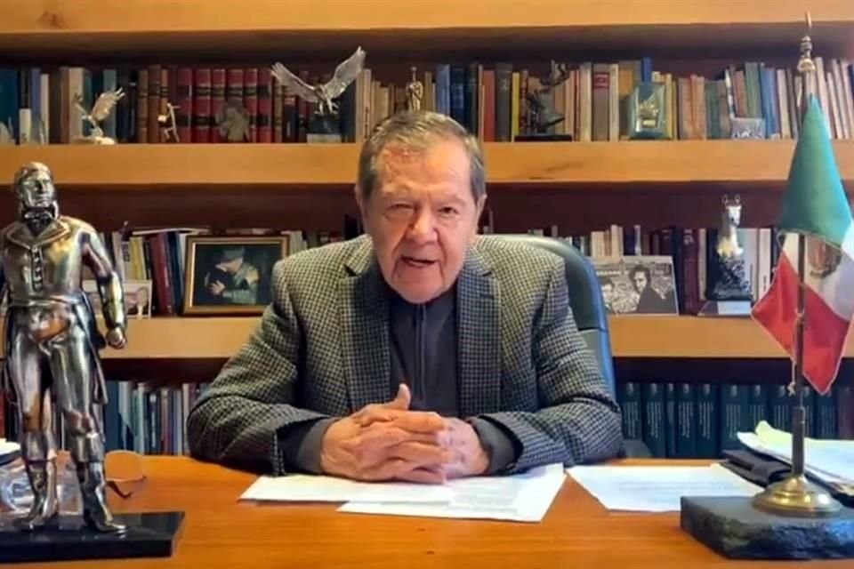 Muñoz Ledo reiteró sus críticas contra la imposición del método de elección realizada por el Tribunal Electoral.