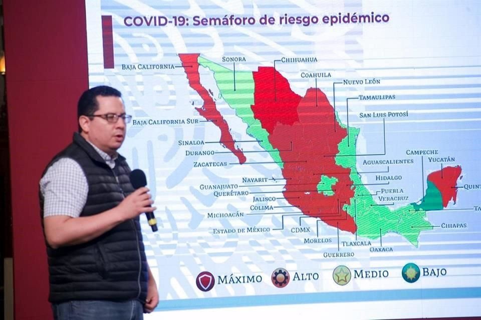 José Luis Alomía, director de Epidemiología, presentó las cifras.