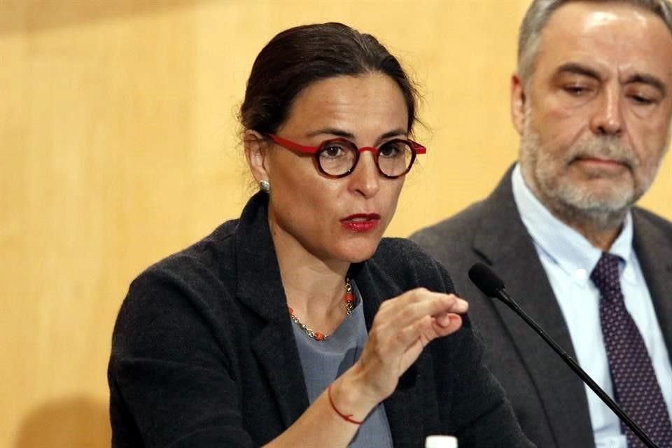 Alejandra Palacios, comisionada presidenta de la Cofece.