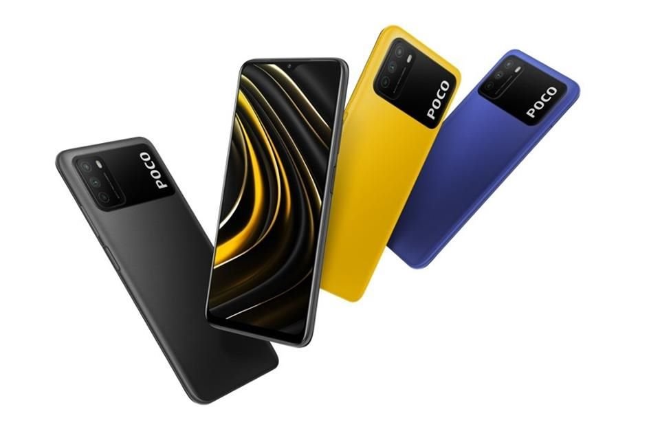 El smartphone Poco M3 tiene un sistema de triple cámara con un sensor principal de 48 MP y una pantalla FHD+ de 6.53 pulgadas.