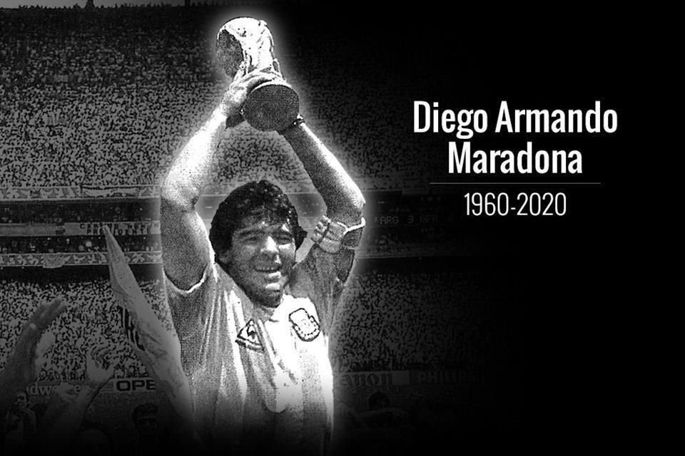 Diego Armando Maradona ha muerto en Argentina tras sufrir un paro cardiorrespiratorio.