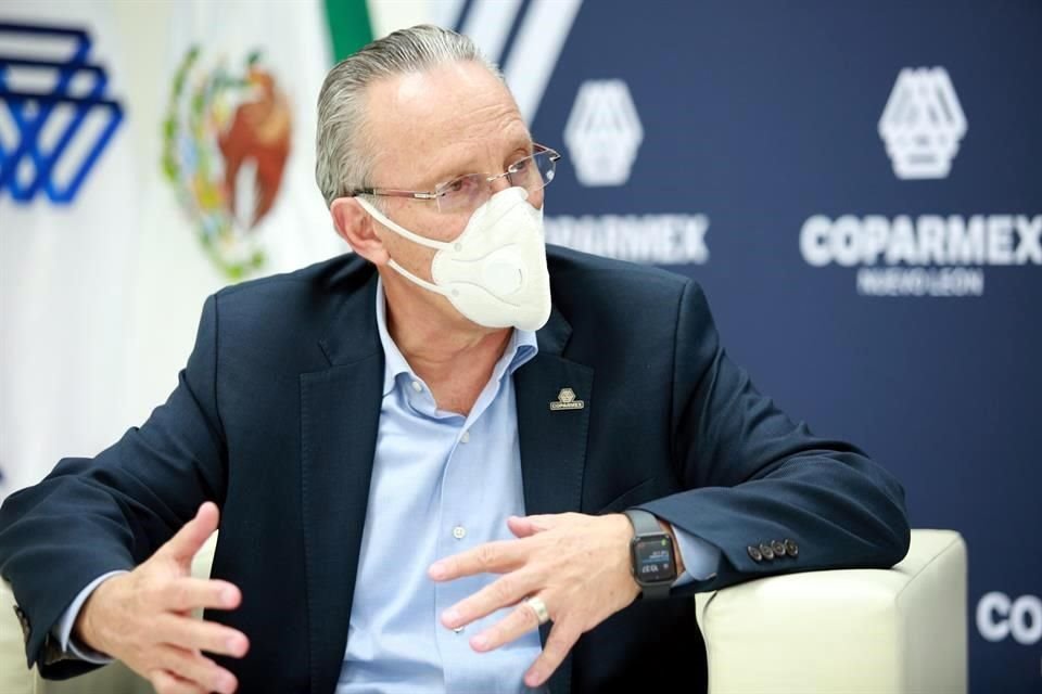 José Medina Mora, virtual presidente de la Coparmex, a partir del 1 de enero próximo.