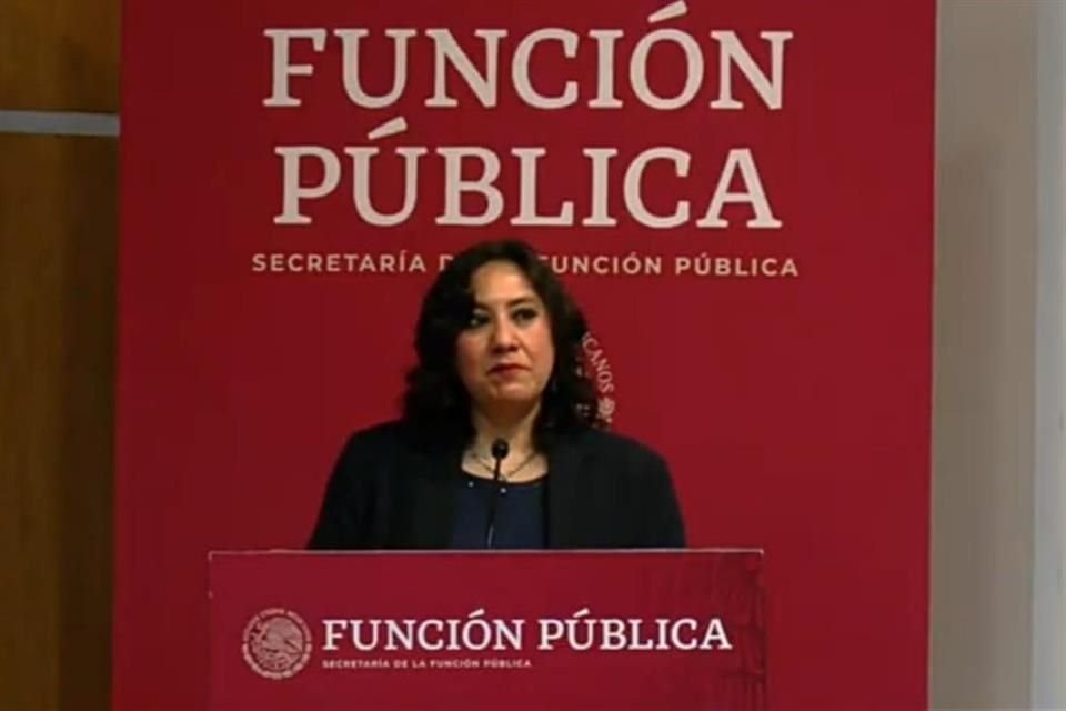 Irma Sandoval, titular de la Función Pública.
