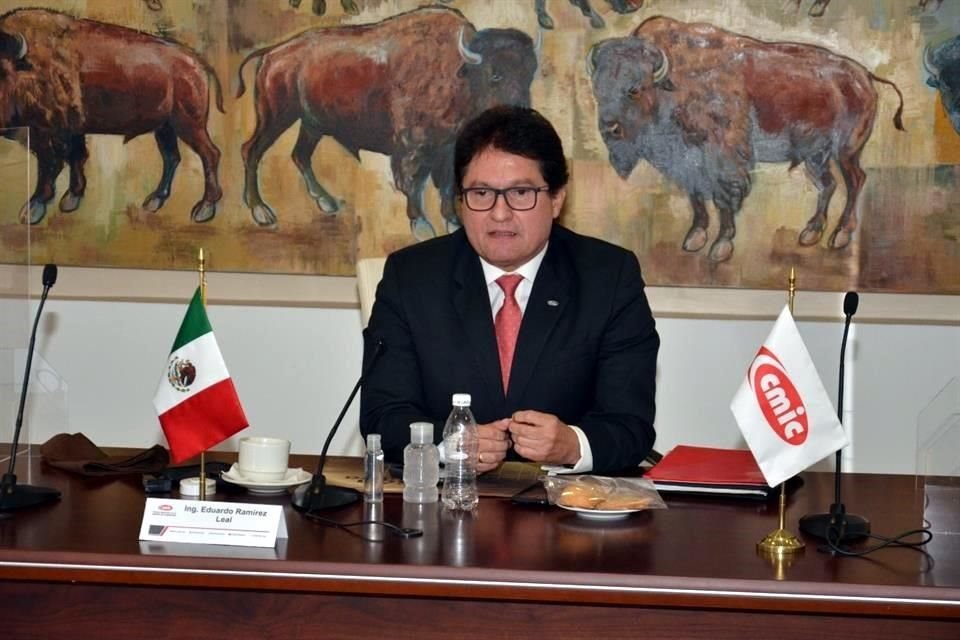 Eduardo Ramrez, presidente de la Cmara Mexicana de la Industria de la Construccin (CMIC).
