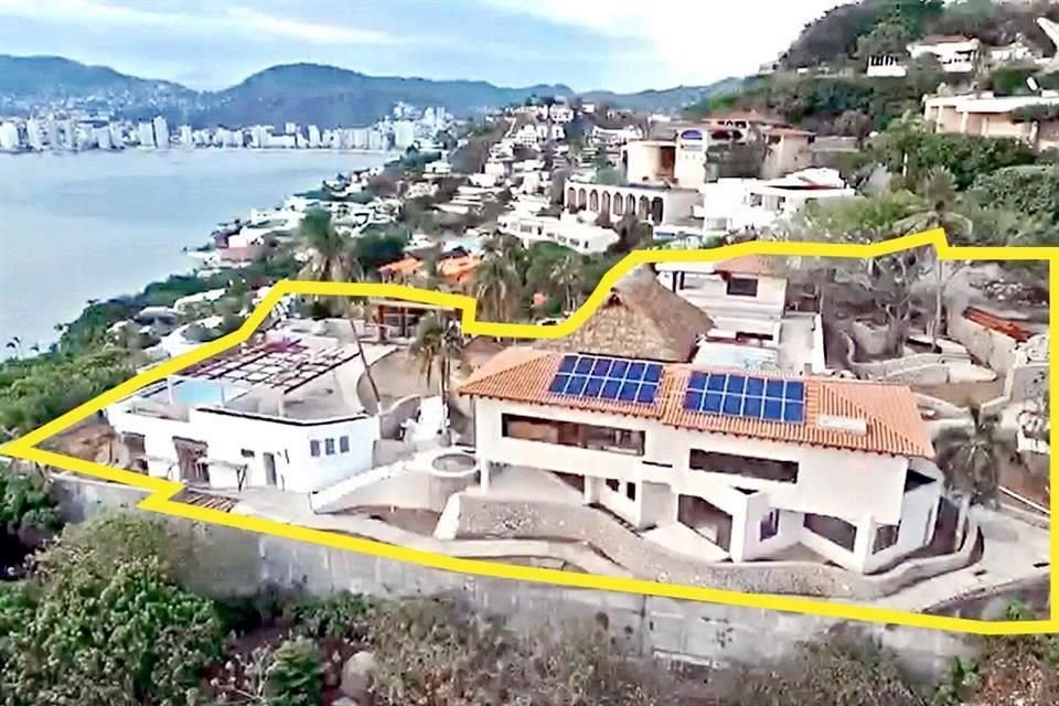 Construye Romero Deschamps residencia en zona exclusiva de Acapulco.