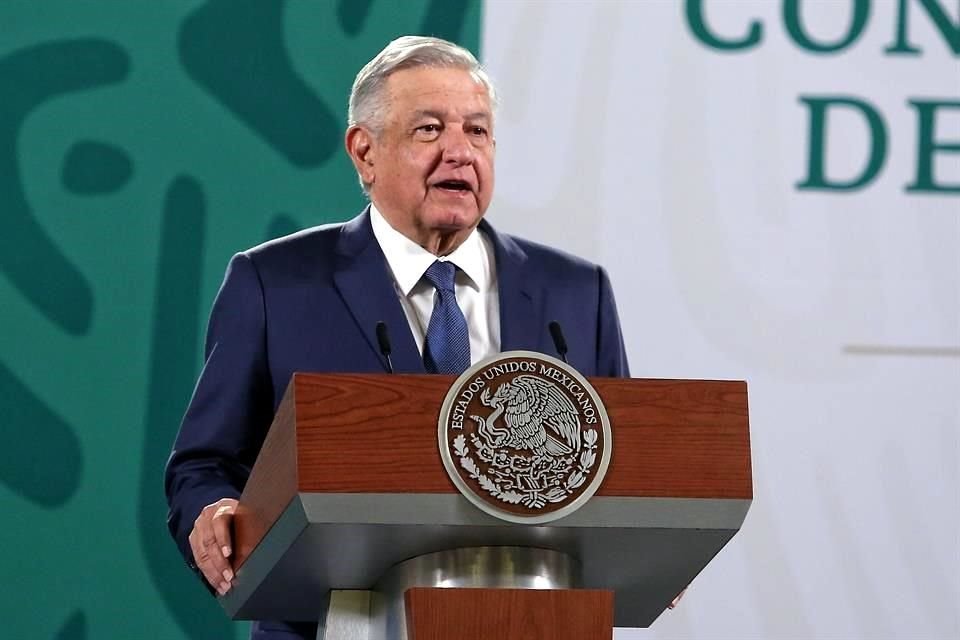 El Presidente de México Andrés Manuel López Obrador, dijo que 'el año pasado fue un año excepcional'.