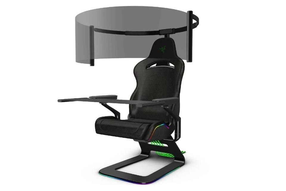 Project Brooklyn es un diseño conceptual basado en una silla gamer que no solo promete ser ergonómica, sino que además apuesta por elevar la inmersión con una pantalla OLED desplegable de 60 pulgadas.