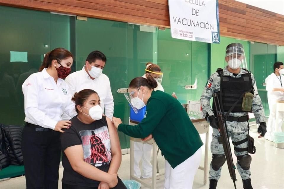 Vacunación en Michoacán.