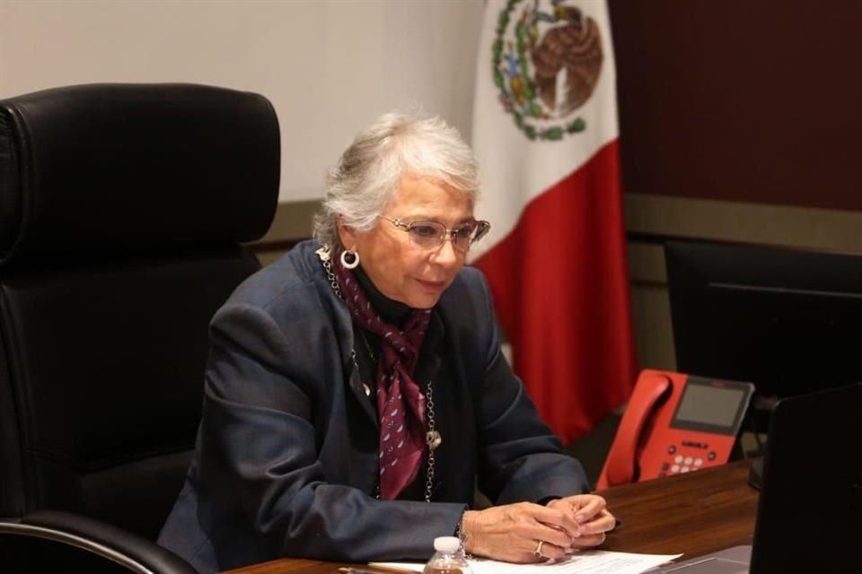 Olga Sánchez Cordero, titular de la Segob.