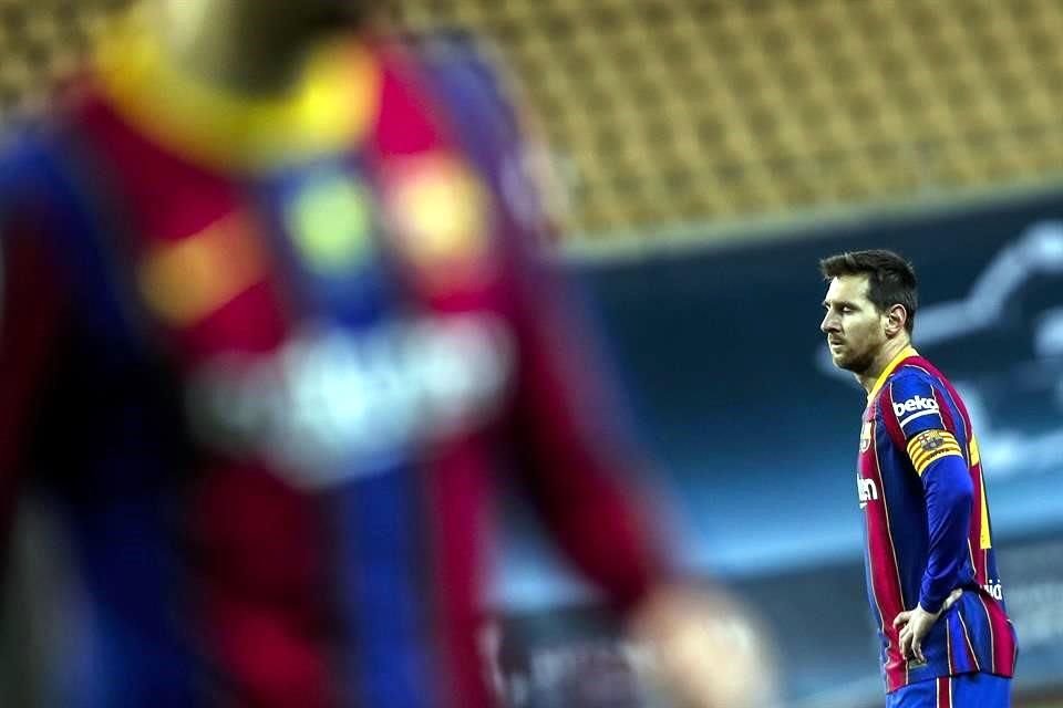 Lionel Messi se fue expulsado.