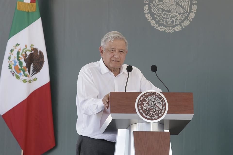 El Presidente López Obrador de gira en Sabinas Hidalgo, NL.