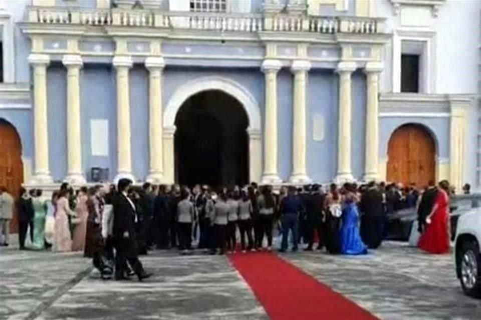 La boda se celebró este sábado en el Municipio de Córdoba, Veracruz.