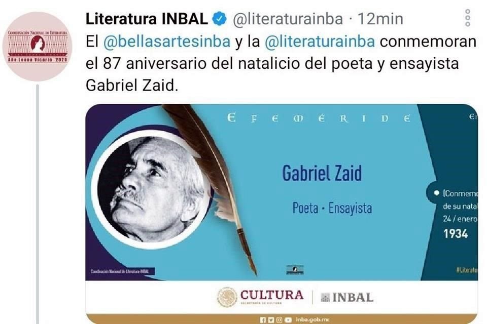 Miembros del gremio literario y otras figuras criticaron el error.