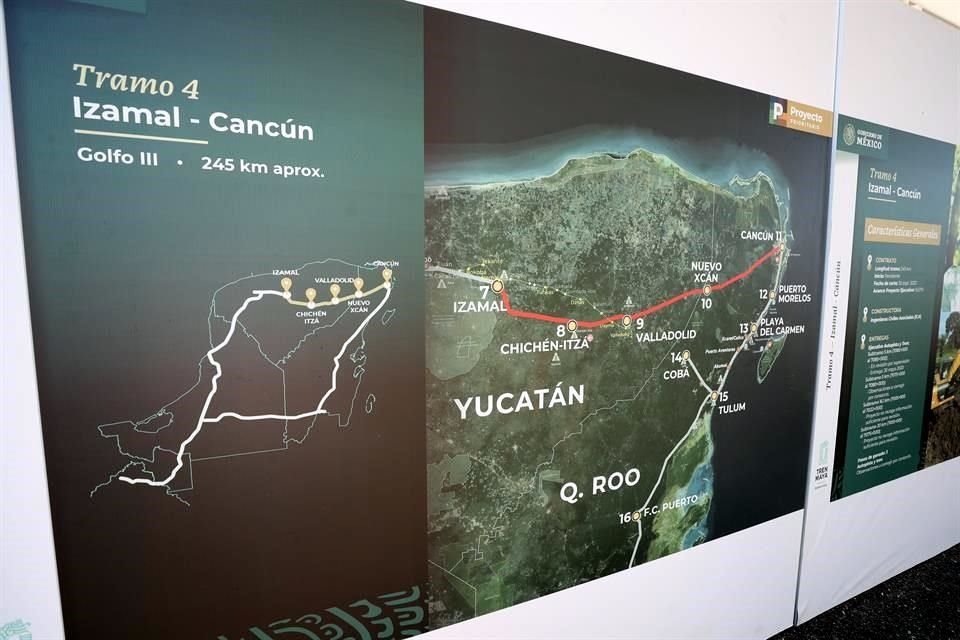 El contrato para el tramo Izamal-Cancn, adjudicado a ICA en septiembre pasado, es de 25 mil 849 millones de pesos ms IVA por 257 kilmetros.