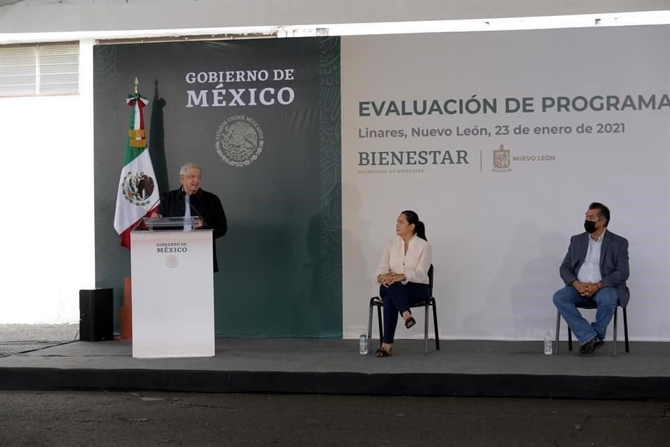 El 23 de enero, el Presidente López Obrador visitó el Estado y fue acompañado por la subsecretaria de Desarrollo Social y Humano federal, Ariadna Montiel, y por el Gobernador Jaime Rodríguez.