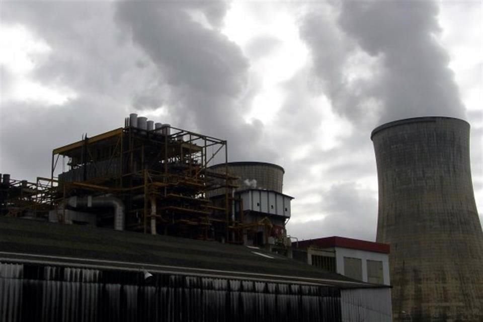 La planta Termoelctrica de la CFE en Salamanca.