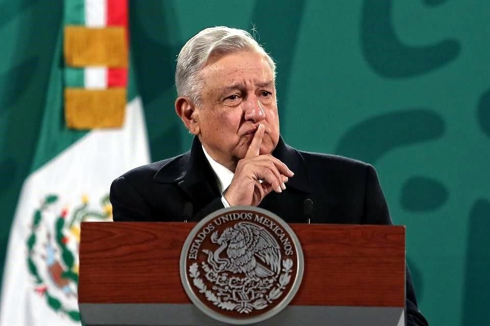 Andrs Manuel Lpez Obrador en Palacio Nacional.