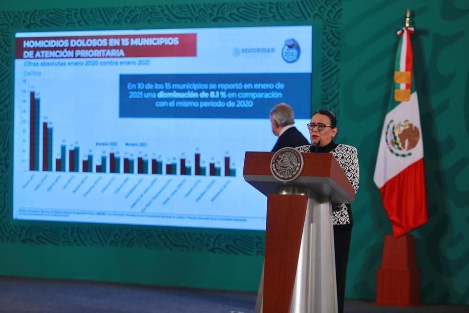 Rosa Icela Rodríguez, Secretaria de Seguridad.