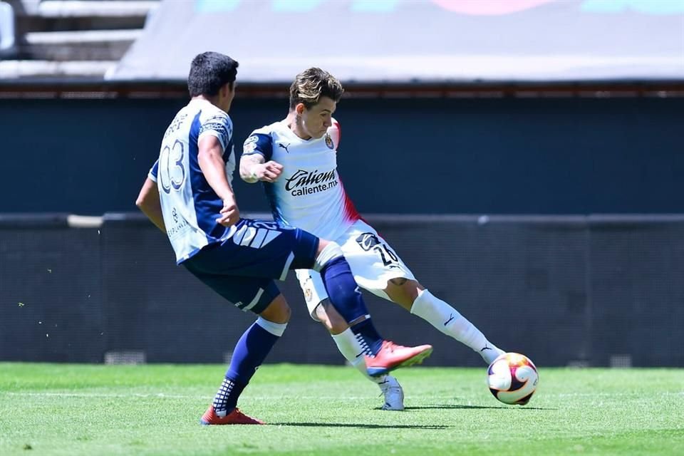 Cristian 'Chicote' Calderón volvió a la actividad tras recuperarse del contagio de Covid-19, y marcó un gol.