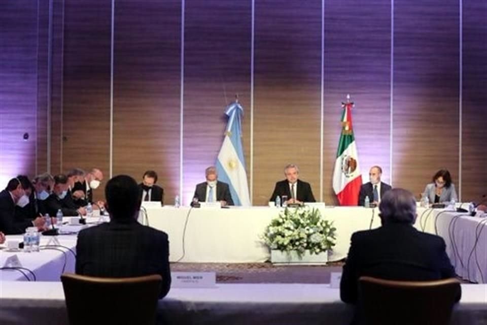 El Presidente de Argentina, Alberto Fernández, se reunió con empresarios mexicanos que tienen inversiones en el país latinoamericano.