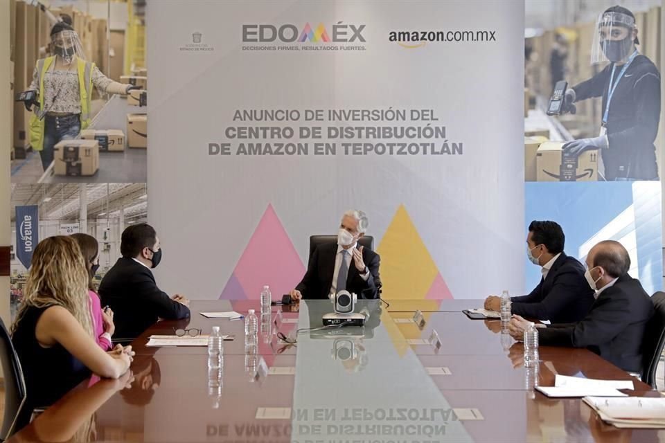 'Amazon se ha convertido en uno de los principales aliados y un socio estratégico para la recuperación económica', dijo el Gobernador de Edomex.