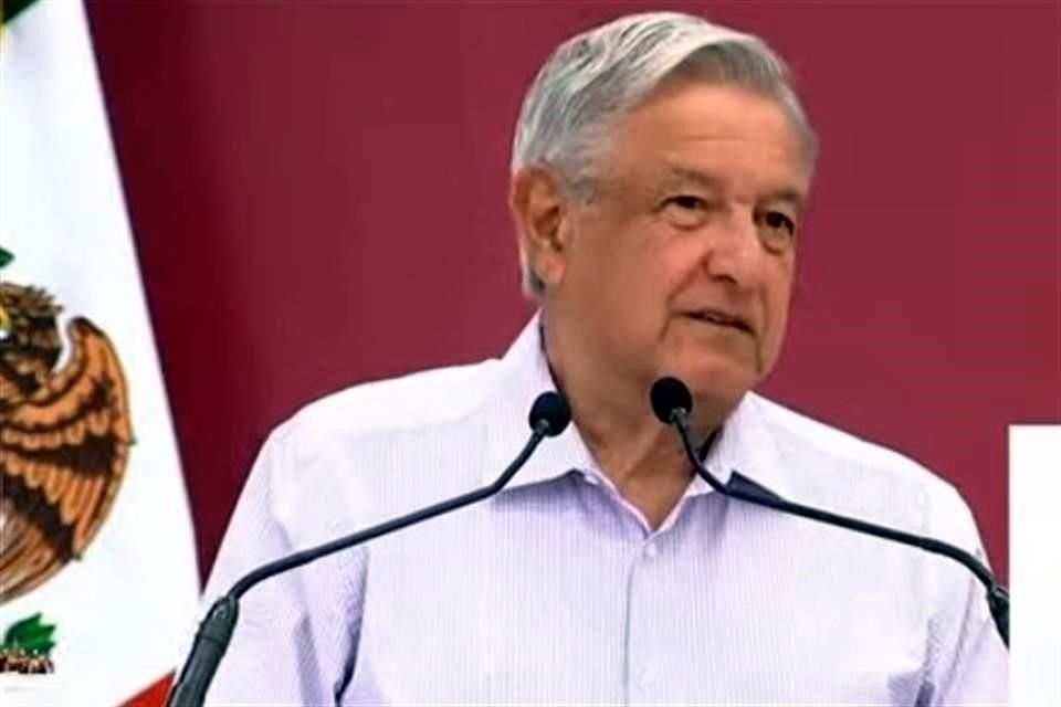 López Obrador cerró su gira por Zacatecas en este municipio.