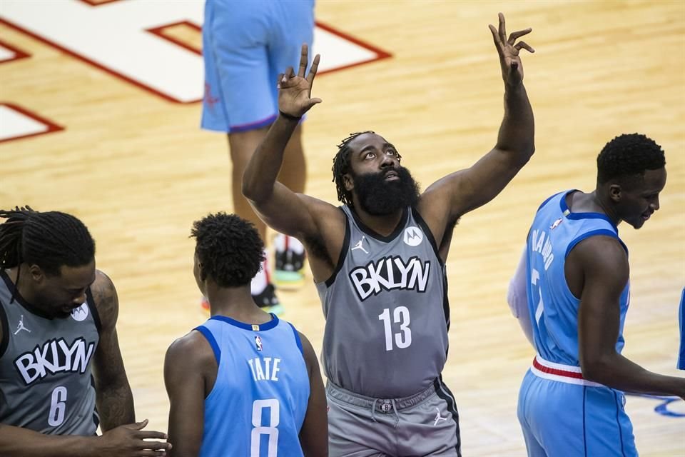 Harden tuvo una gran noche en Houston, su casa durante ocho temporadas.