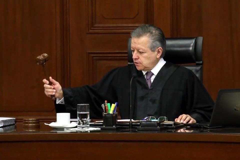 Arturo Zaldívar, Ministro Presidente de la Suprema Corte.