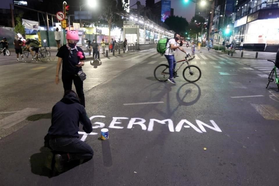 Esta semana los ciclistas se manifiestan para protestar por el asesinato de Germán, quien fue arrollado en Calzada de la Viga la semana pasada