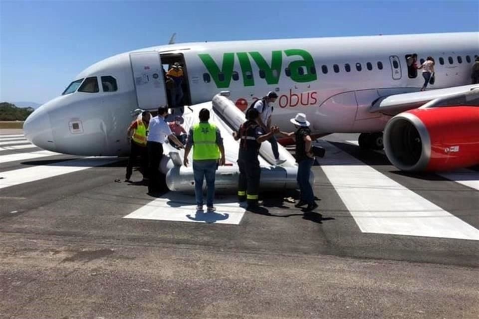 El avin present una falla en aeropuerto de Puerto Vallarta.