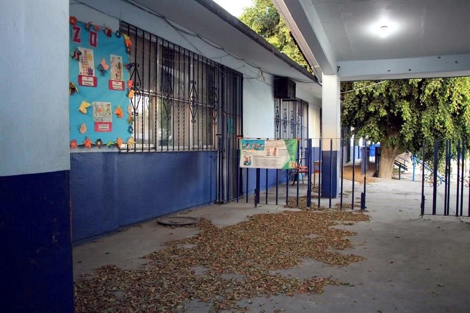 La escuela primaria Porfirio Daz, en Oaxaca, es una de las miles que se mantienen cerradas luego de un ao de no abrir por la pandemia.