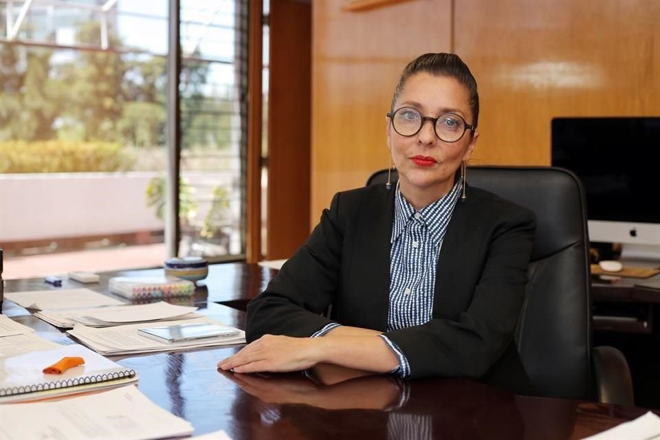 Vannesa Bohrquez, Secretaria de Cultura de la Ciudad de Mxico, en entrevista. Asumi la titularidad de la dependencia en diciembre pasado.