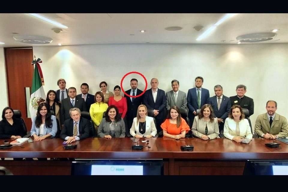 La semana pasada, senadores del PAN se reunieron con el líder de Vox.