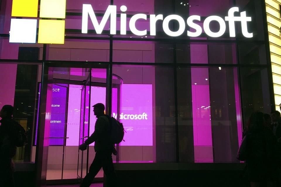 Microsoft lideraba las caídas entre las acciones tecnológicas.