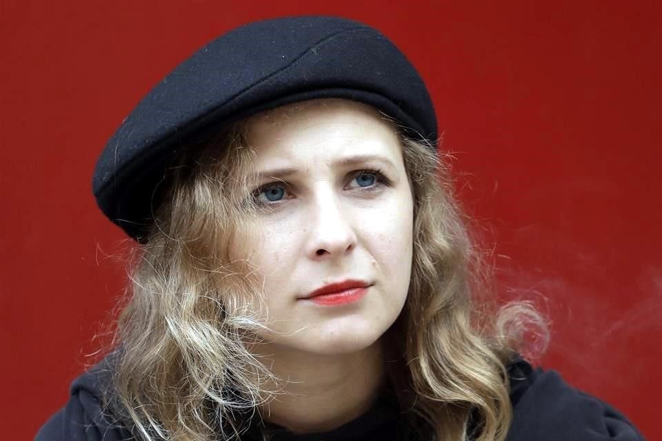 María Aliójina, integrante de Pussy Riot, fue condenada a un año de libertad restringida por organizar una protesta.