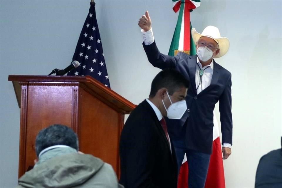 'Llego a México con un orgullo de mis raíces mexicanas', expresó el diplomático.