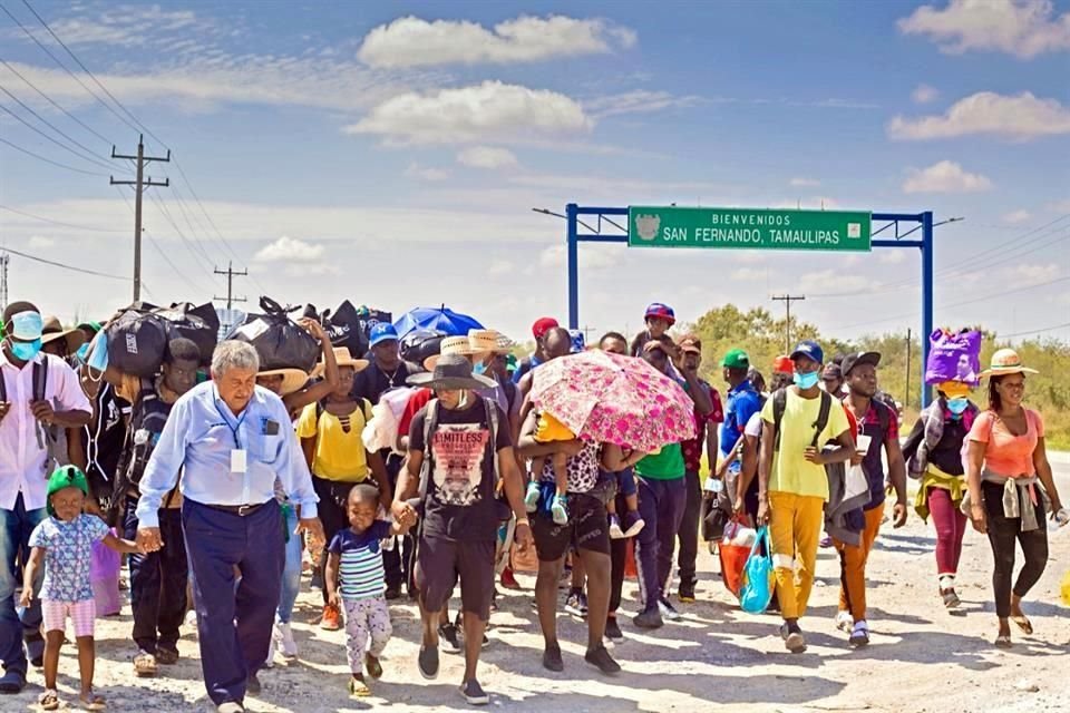 Las autoridades reubicaron a los migrantes en otros puntos de Estados Unidos donde serán procesados, o repatriados a Haití.