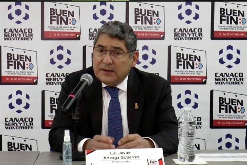 Javier Arteaga, presidente de la Canaco Monterrey.