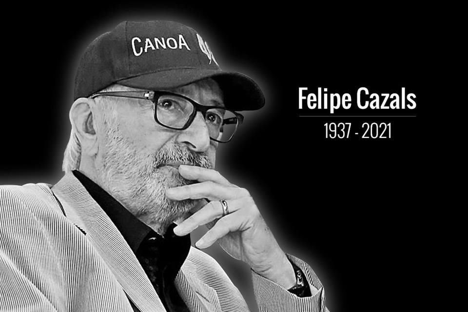 El director y guionista Felipe Cazals, quien dirigió películas como 'Canoa' y 'El Apando', falleció a los 84 años.