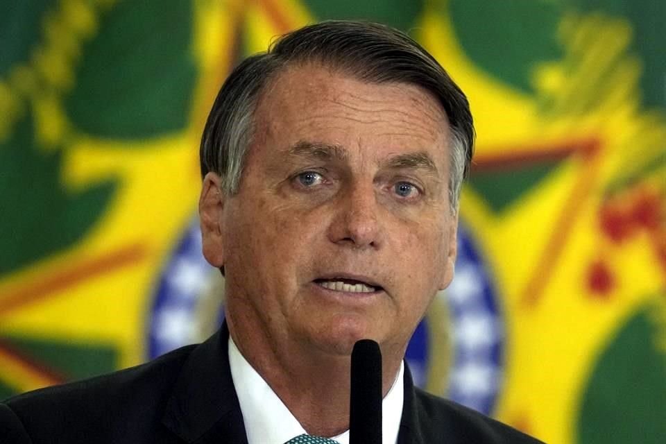 El Presidente de Brasil, Jair Bolsonaro.