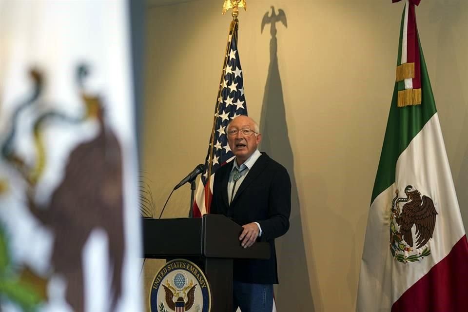 El Embajador de Estados Unidos en México, Ken Salazar.